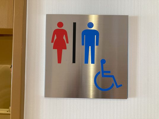 共用トイレの案内表示