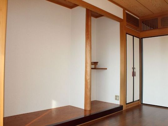 落ち着いた和室の角部分