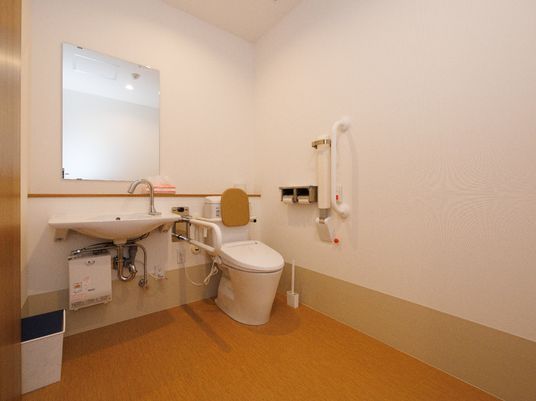 バリアフリー設計の洗面台
