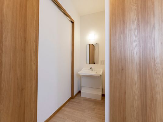 洗面台のある清潔な空間