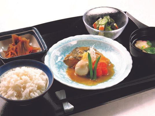 和風の健康的な食事