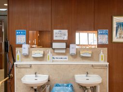 落ち着いた洗面台