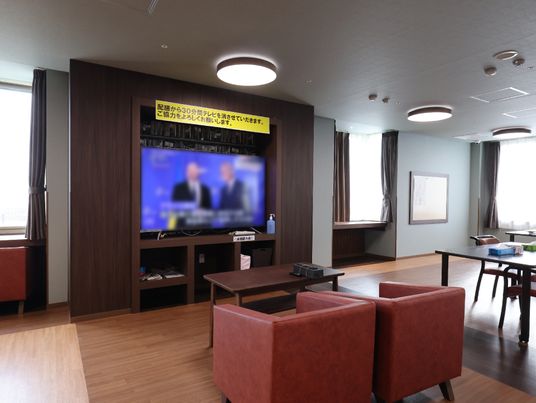 暖かみのある共有スペース