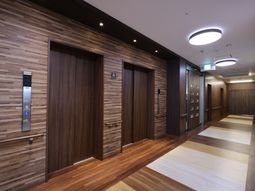 温かみのある廊下