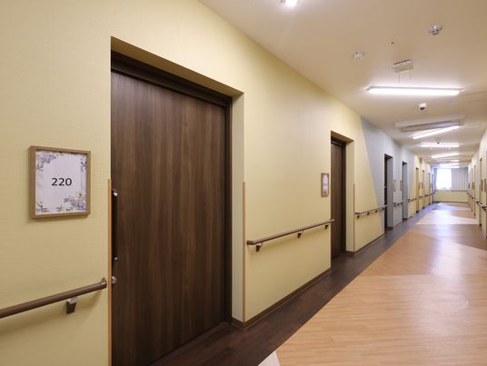 清潔感のある廊下