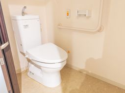 清潔なトイレの設備