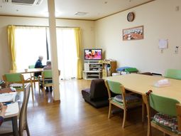 明るい共用スペース