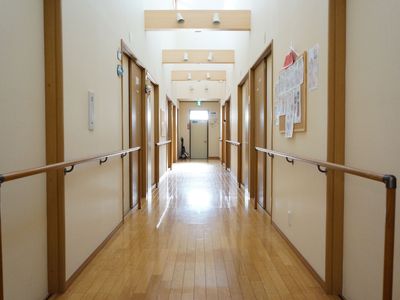 明るい廊下