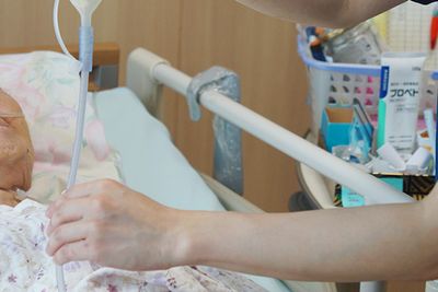 ケアを受ける様子 居室