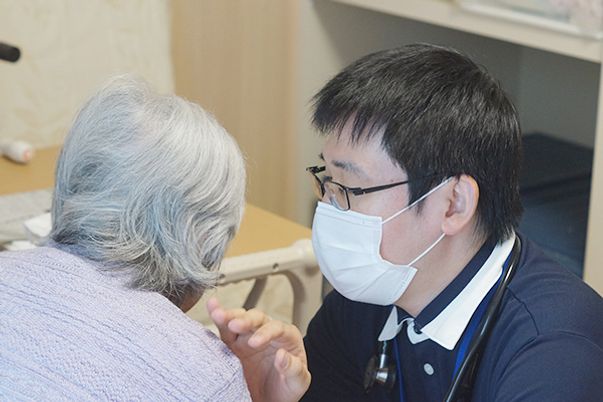 スタッフと利用者の会話