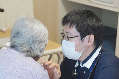 スタッフと利用者の会話