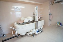 清潔な浴室設備