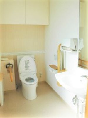 清潔なトイレ設備