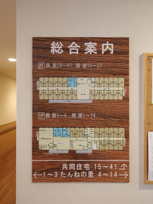 配置図示された掲示物