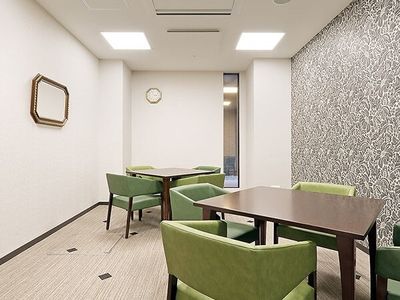 綺麗な食堂の仕事現場