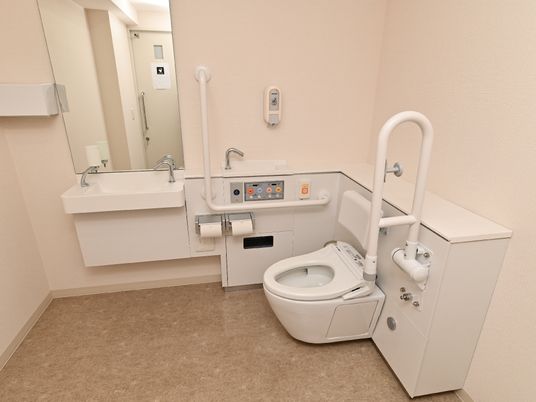 バリアフリーのトイレ設備