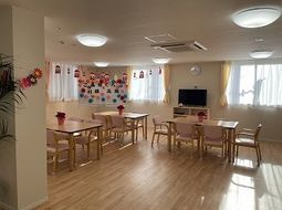 共有スペースの明るい景色