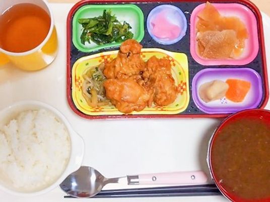 提供される食事の一例