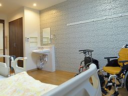 ケアルームの一角
