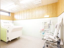 清潔な浴室設備