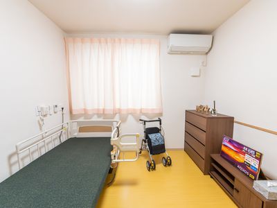 清潔感ある居室の一角