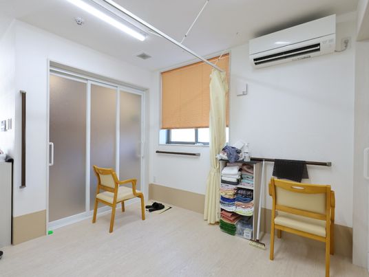 清潔な洋室の一角