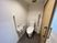 手すり完備のトイレ空間