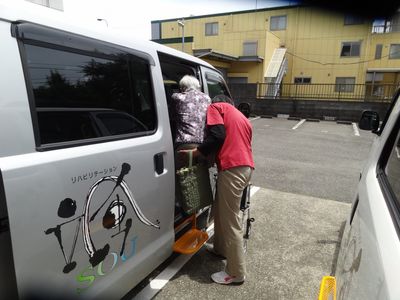送迎車の様子