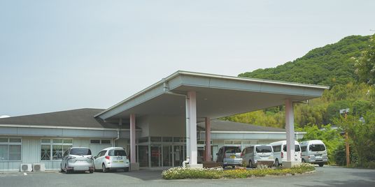 ゆったりしたエントランス