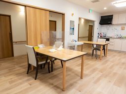 明るい共有スペース