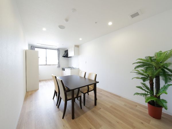 清潔な居室の一角