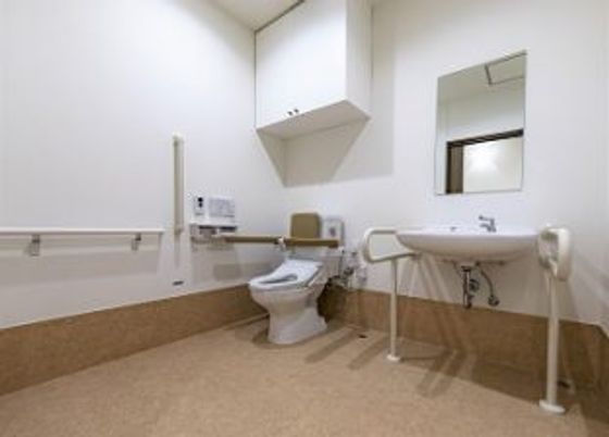 ゆったりしたトイレ