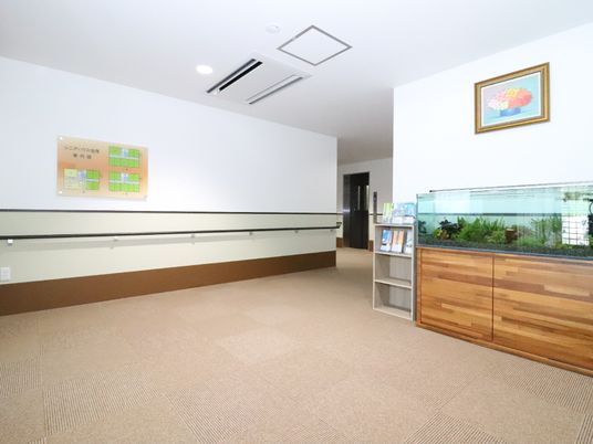 癒しの空間を提供するロビー