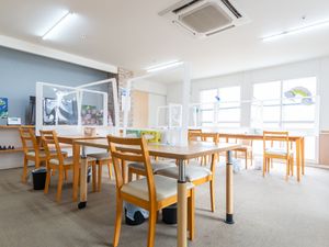 快適な食事スペースの様子