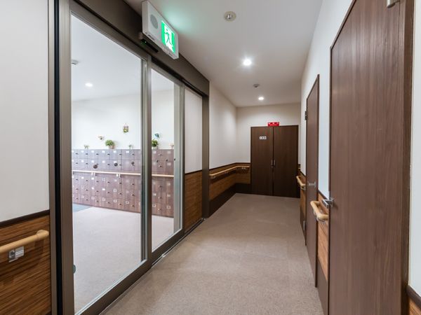 清潔感のある廊下