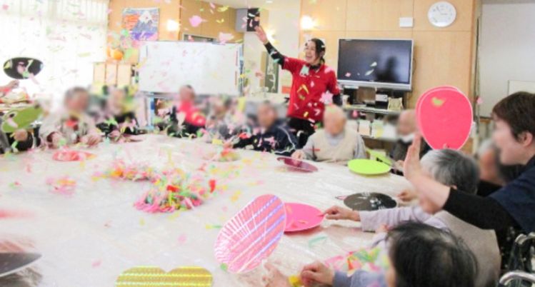 楽しいレクリエーション風景