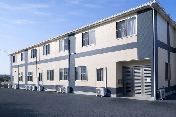 二階建ての外観