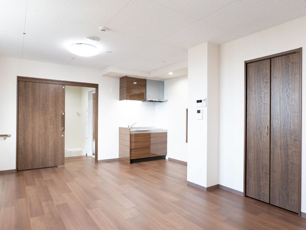 清潔な居室の一角