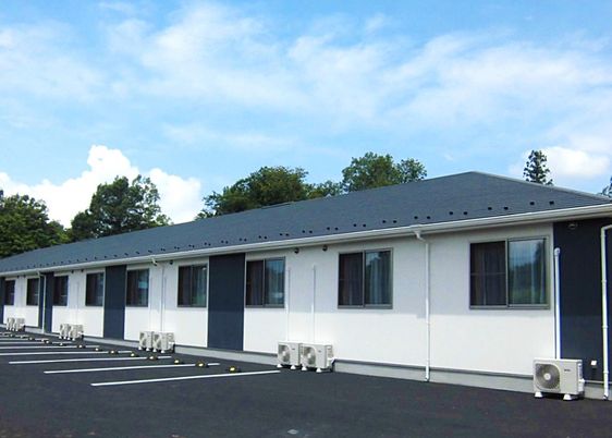 新築そうな一階建て外観