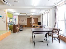 明るい共用スペース