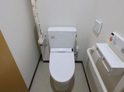 清潔なトイレの一角