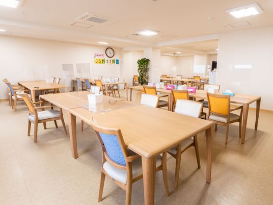 清潔感のある食堂