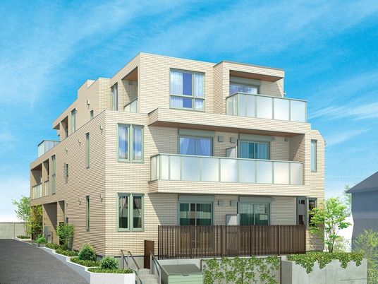 清潔感のある建物の外観