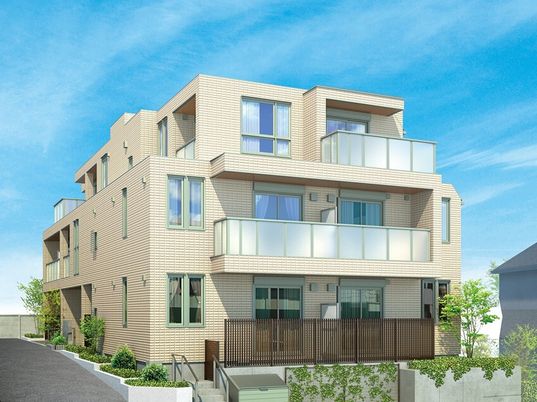 清潔感のある建物の外観