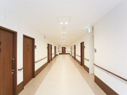 清潔な廊下の風景