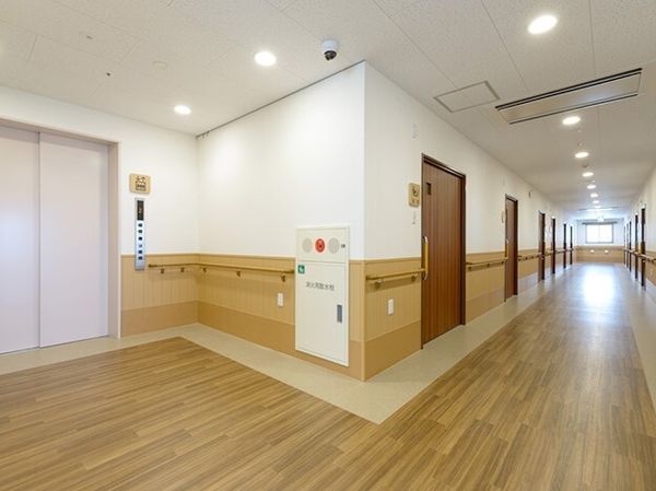 清潔感のある廊下