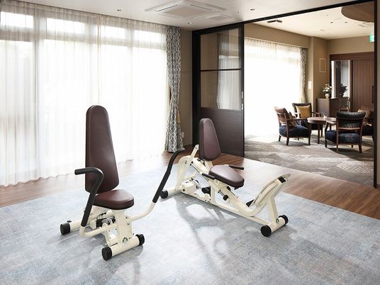 リハビリ機器とくつろぎスペース