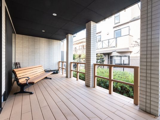居心地の良いテラス