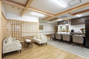 和風の落ち着いたラウンジ