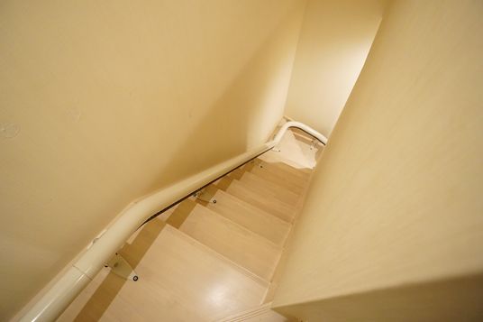 階段の上からの眺め
